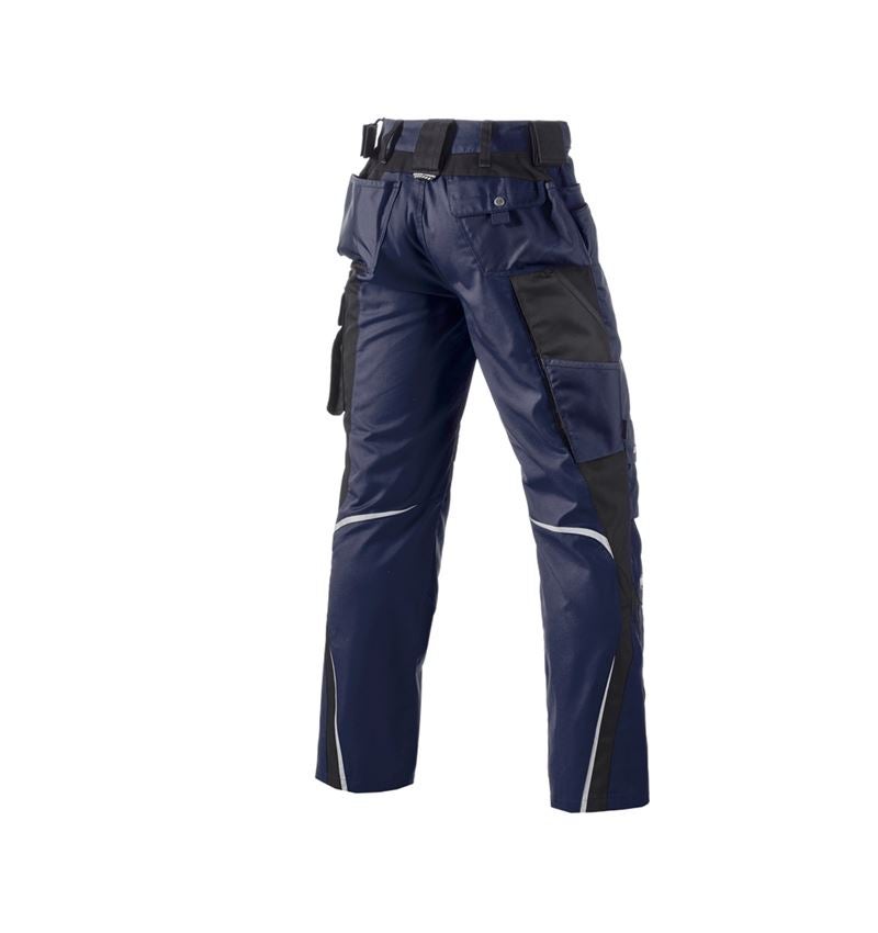 Spodnie robocze: Spodnie do pasa e.s.motion + granatowy/czarny 3