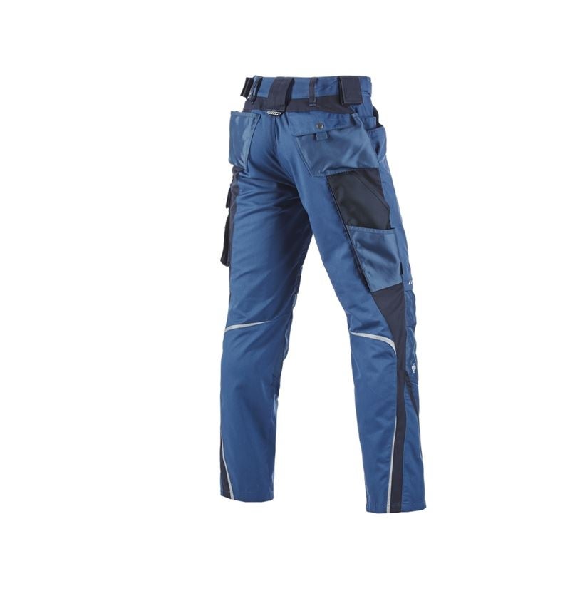 Instalatorow / Hydraulik / Blacharz: Spodnie do pasa e.s.motion + kobaltowy/pacyficzny 3