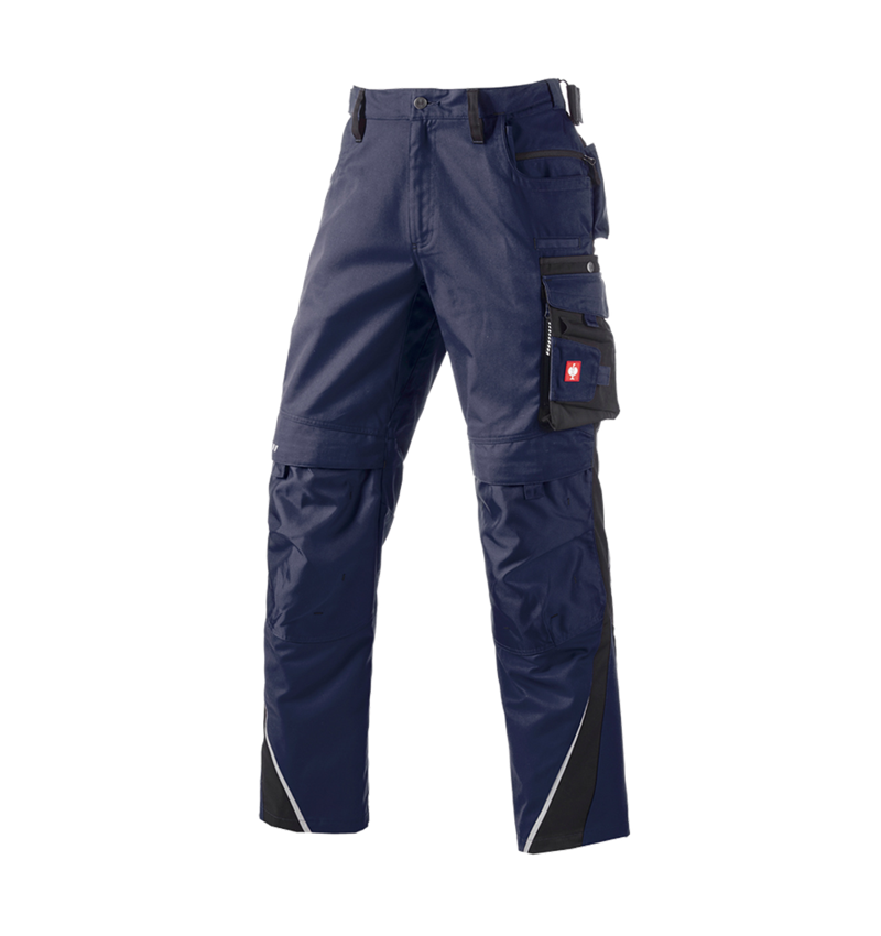 Spodnie robocze: Spodnie do pasa e.s.motion + granatowy/czarny 2