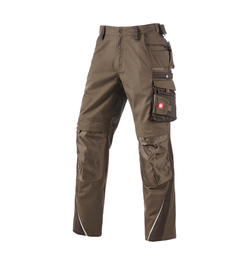 Spodnie robocze: Spodnie do pasa e.s.motion + orzech laskowy/kasztanowy 2
