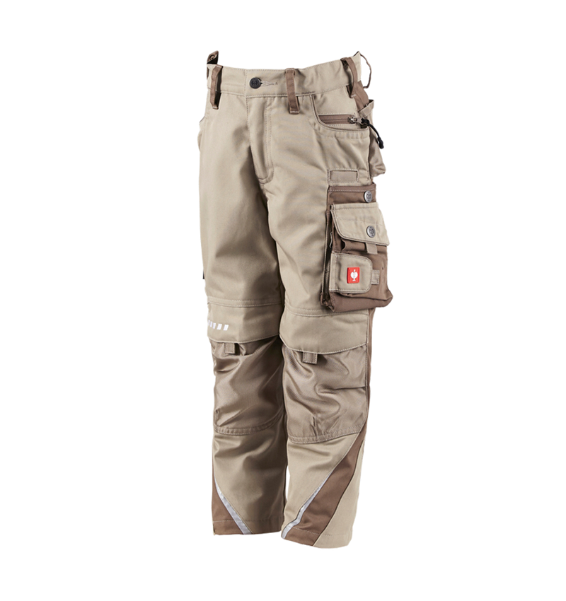 Spodnie: Spodnie dziecięce do pasa e.s.motion + gliniasty/torfowy 2