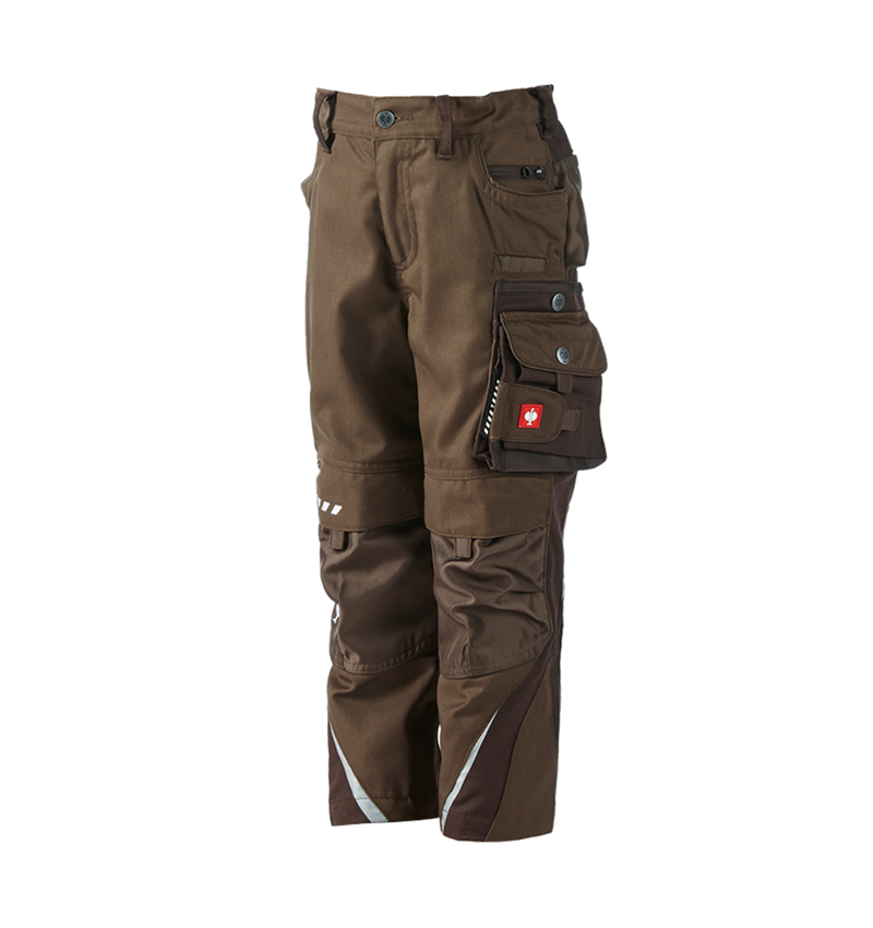 Spodnie: Spodnie dziecięce do pasa e.s.motion + orzech laskowy/kasztanowy 2