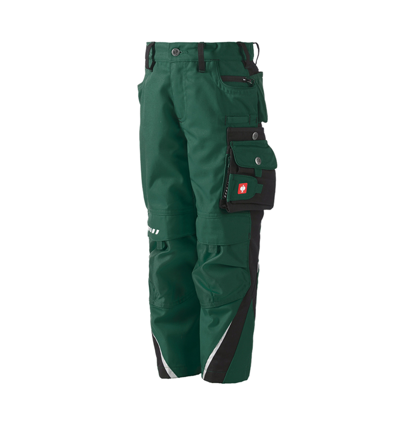 Spodnie: Spodnie dziecięce do pasa e.s.motion + zielony/czarny 1