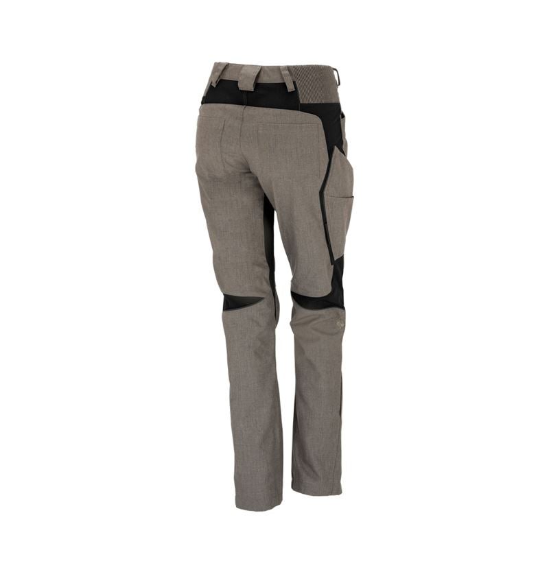 Spodnie robocze: Spodnie damskie e.s.vision + kamienny melanżowy/czarny 3