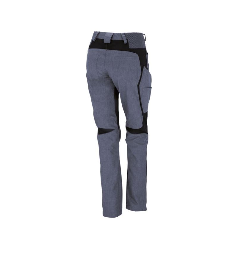 Spodnie robocze: Spodnie damskie e.s.vision + pacyficzny melanżowy/czarny 3