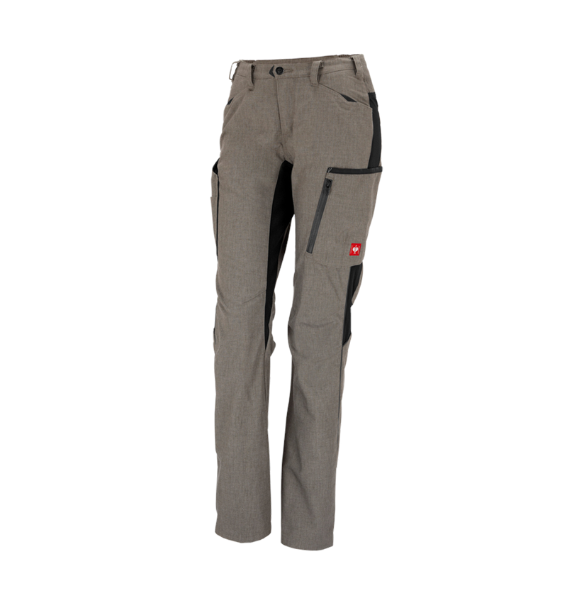 Spodnie robocze: Spodnie damskie e.s.vision + kamienny melanżowy/czarny 2