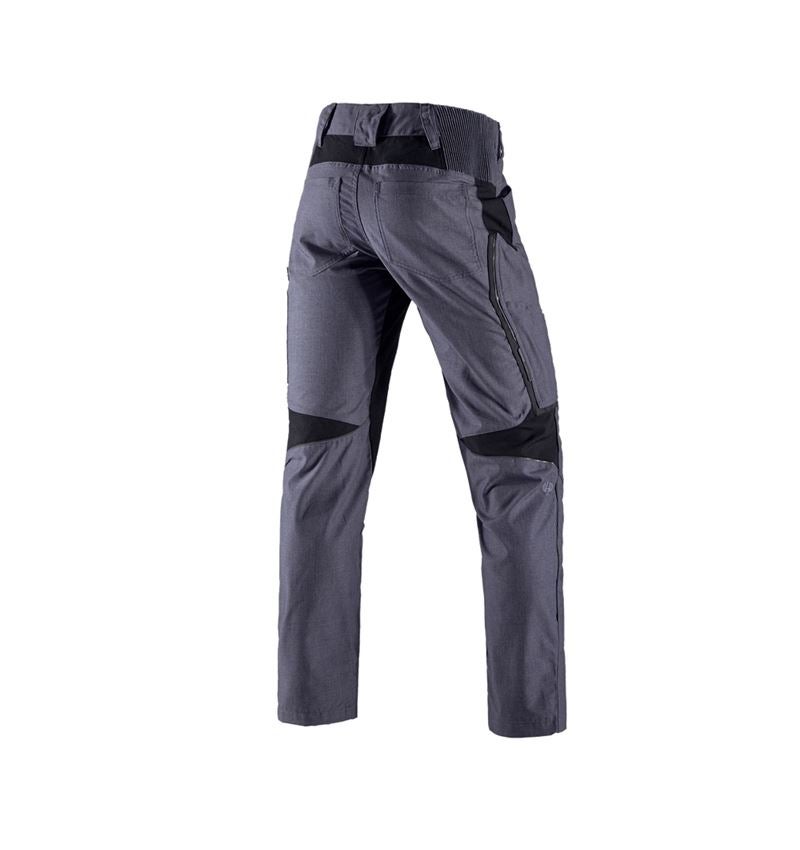Spodnie robocze: Spodnie do pasa zimowe e.s.vision + pacyficzny melanżowy/czarny 3
