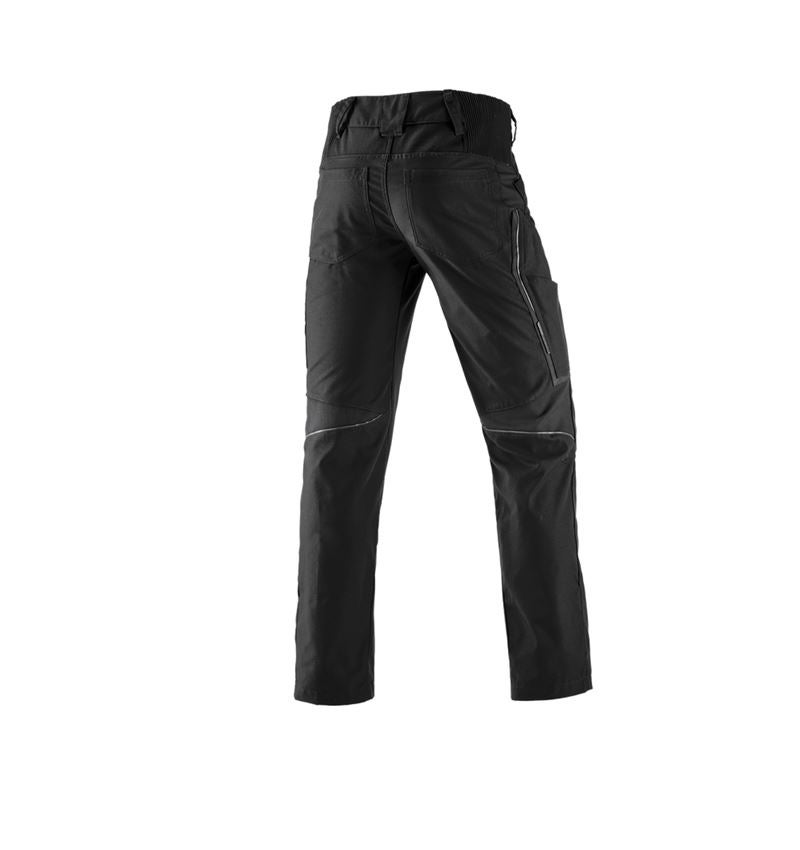Spodnie robocze: Spodnie do pasa zimowe e.s.vision + czarny 3