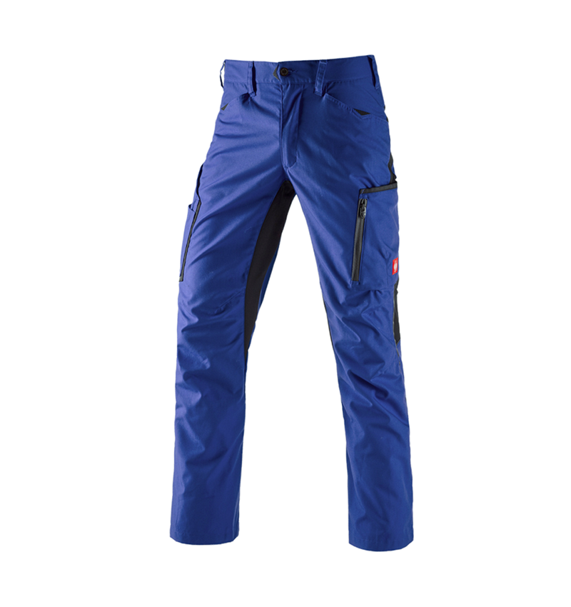 Spodnie robocze: Spodnie do pasa zimowe e.s.vision + chabrowy/czarny