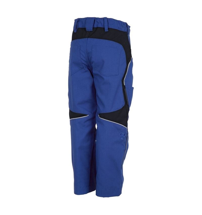 Spodnie: Spodnie do pasa zimowe e.s.vision, dziecięce + chabrowy/czarny 1