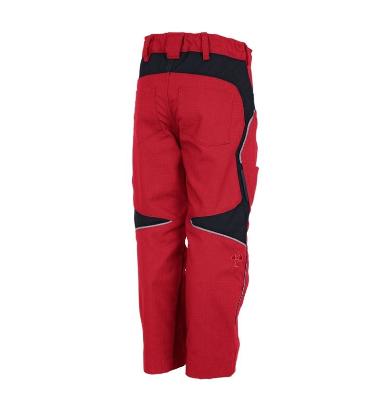 Spodnie: Spodnie do pasa zimowe e.s.vision, dziecięce + czerwony/czarny 1