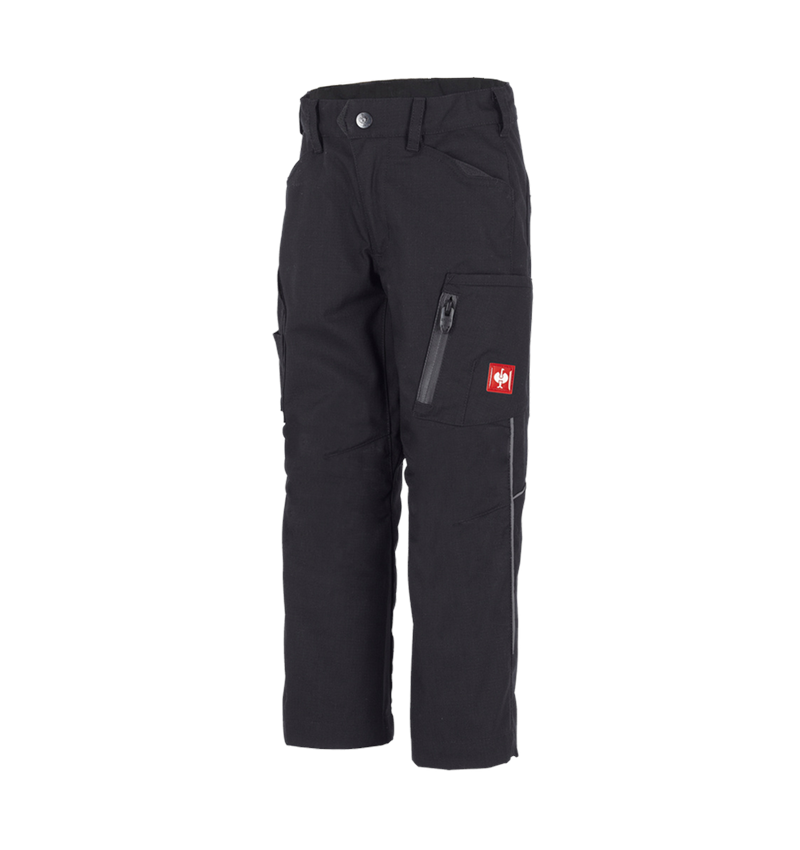 Spodnie: Spodnie do pasa zimowe e.s.vision, dziecięce + czarny