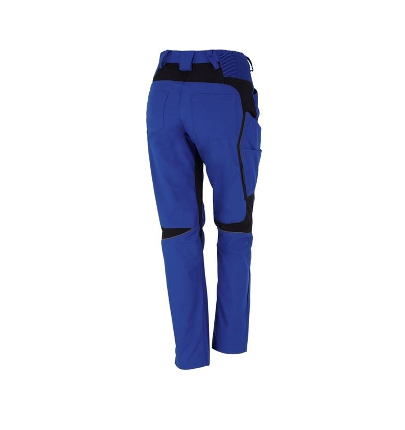 Spodnie robocze: Spodnie damskie zimowe e.s.vision + chabrowy/czarny 1