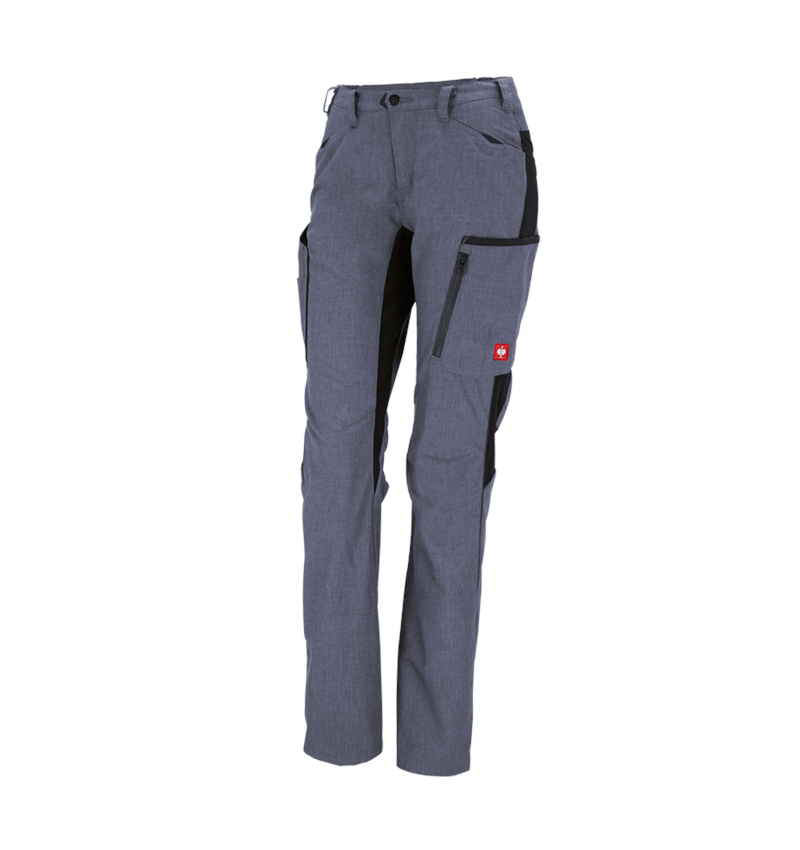 Spodnie robocze: Spodnie damskie zimowe e.s.vision + pacyficzny melanżowy/czarny 2