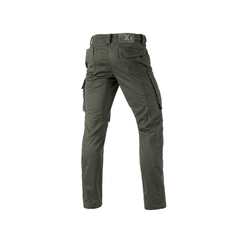 Spodnie robocze: Spodnie do pasa e.s.motion ten + zielony kamuflażowy 3