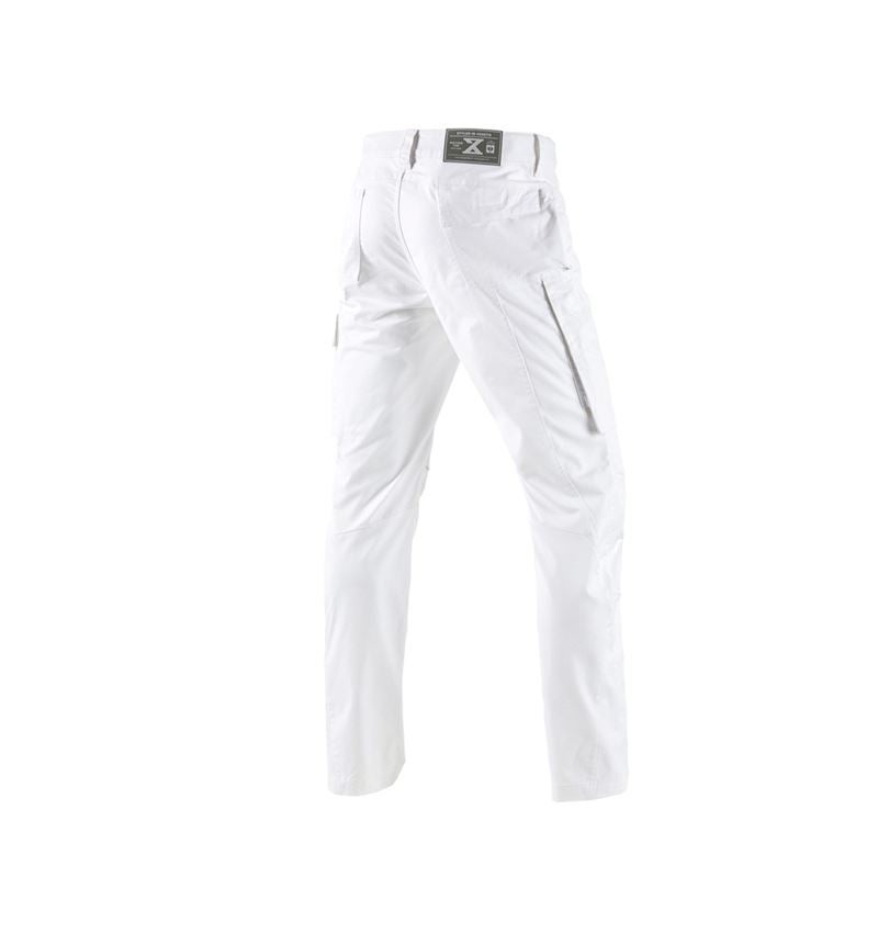Spodnie robocze: Spodnie do pasa e.s.motion ten + biały 3