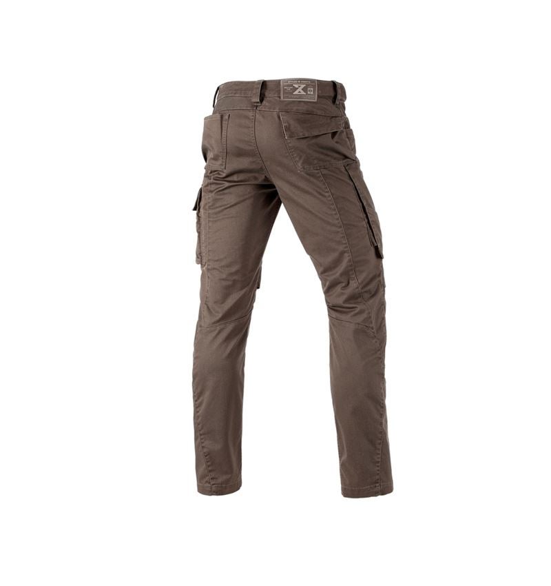 Spodnie robocze: Spodnie do pasa e.s.motion ten + kasztanowy 3