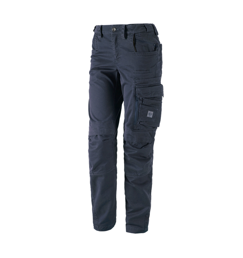 Spodnie robocze: Spodnie do pasa e.s.motion ten, damskie + niebieski łupkowy 2