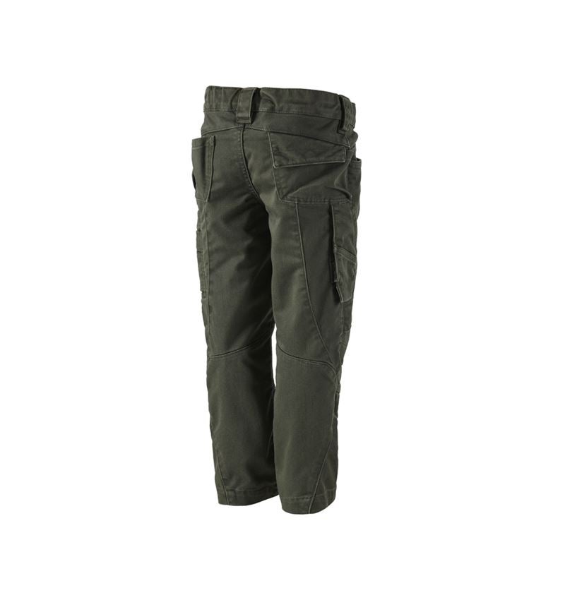 Spodnie: Spodnie do pasa e.s.motion ten, dziecięce + zielony kamuflażowy 2