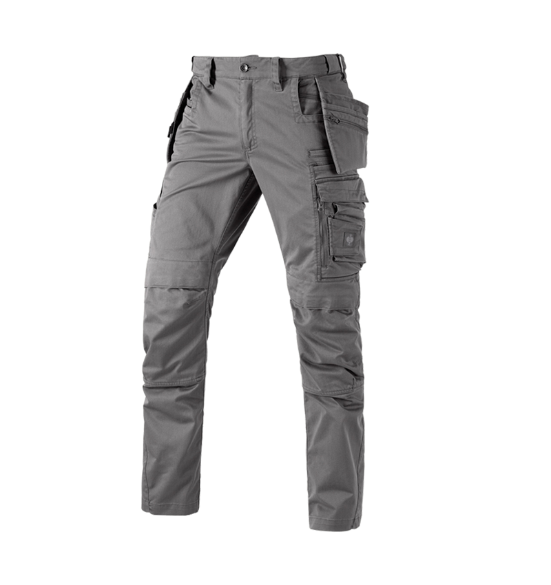 Spodnie robocze: Spodnie do pasa e.s.motion ten tool-pouch + granitowy 1