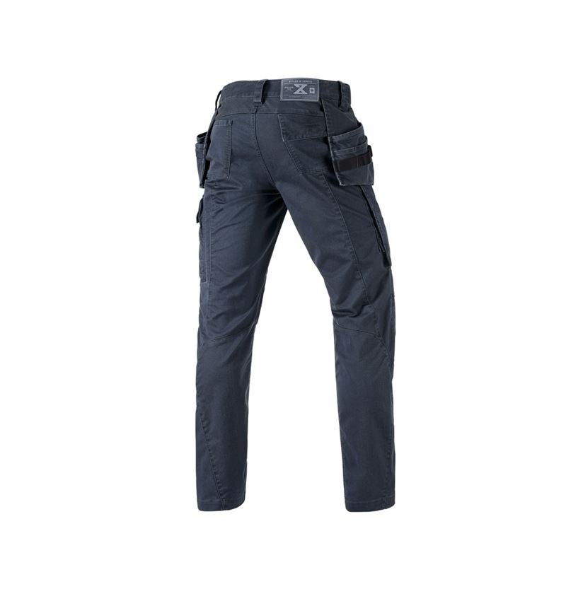 Spodnie robocze: Spodnie do pasa e.s.motion ten tool-pouch + niebieski łupkowy 3
