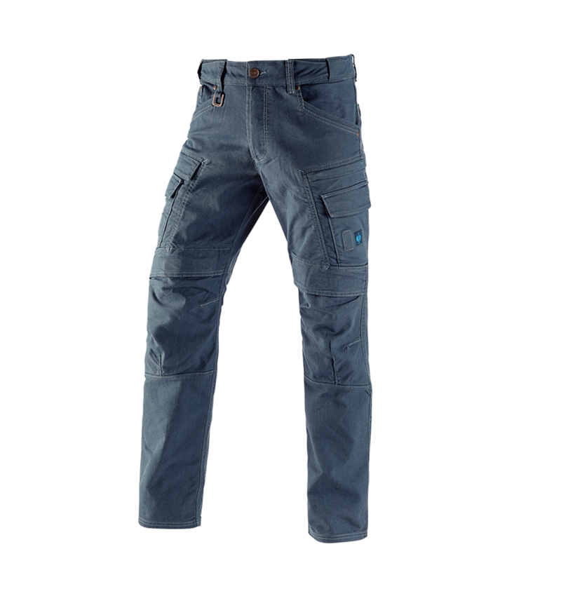 Spodnie robocze: Spodnie typu cargo e.s.vintage + niebieski arktyczny 2