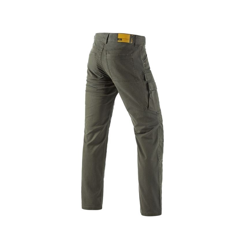Spodnie robocze: Spodnie typu cargo e.s.vintage + zielony kamuflażowy 3