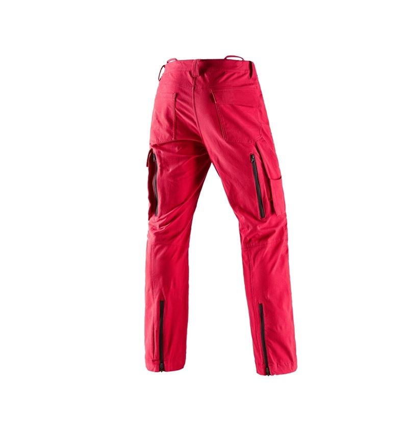 Spodnie robocze: Spodnie do pasa antyprz.dla leśn. e.s.cotton touch + ognistoczerwony 3