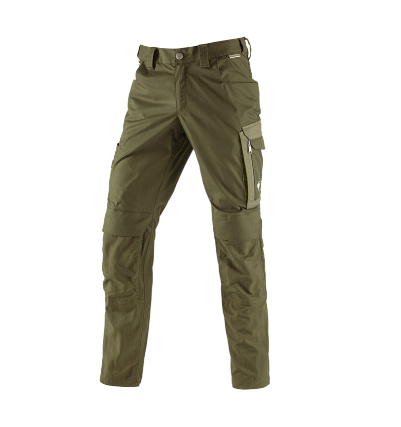 Spodnie robocze: Spodnie do pasa e.s.concrete light + błotnista zieleń/zieleń ostnicy 3