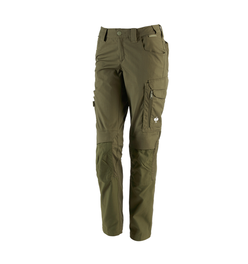 Spodnie robocze: Spodnie do pasa e.s.concrete solid, damskie + błotnista zieleń 2