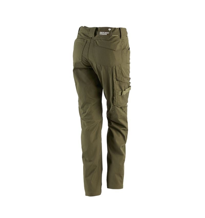 Spodnie robocze: Spodnie do pasa e.s.concrete solid, damskie + błotnista zieleń 3