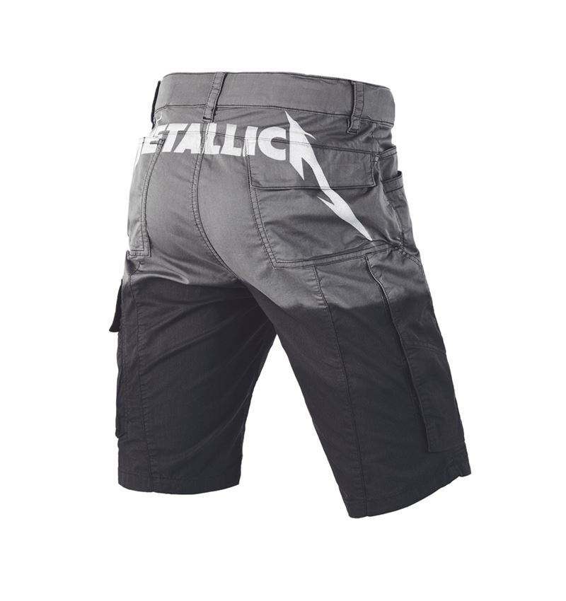 Spodnie robocze: Metallica twill shorts summer + czarny/granitowy 3