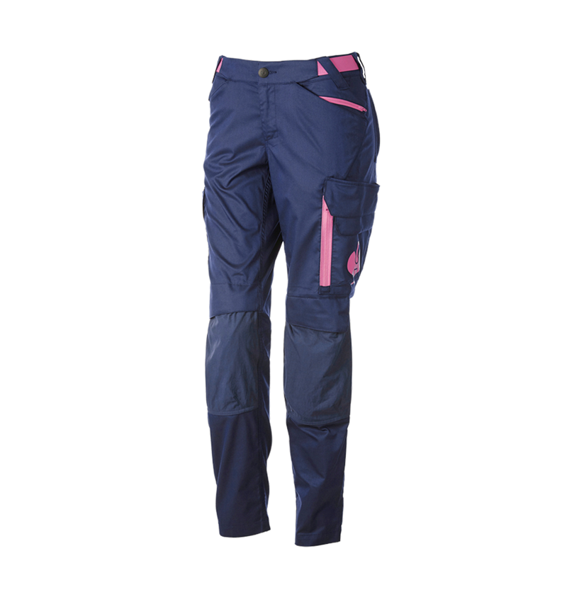Spodnie robocze: Spodnie do pasa e.s.trail, damskie + niebieski marine/różowy tara 4