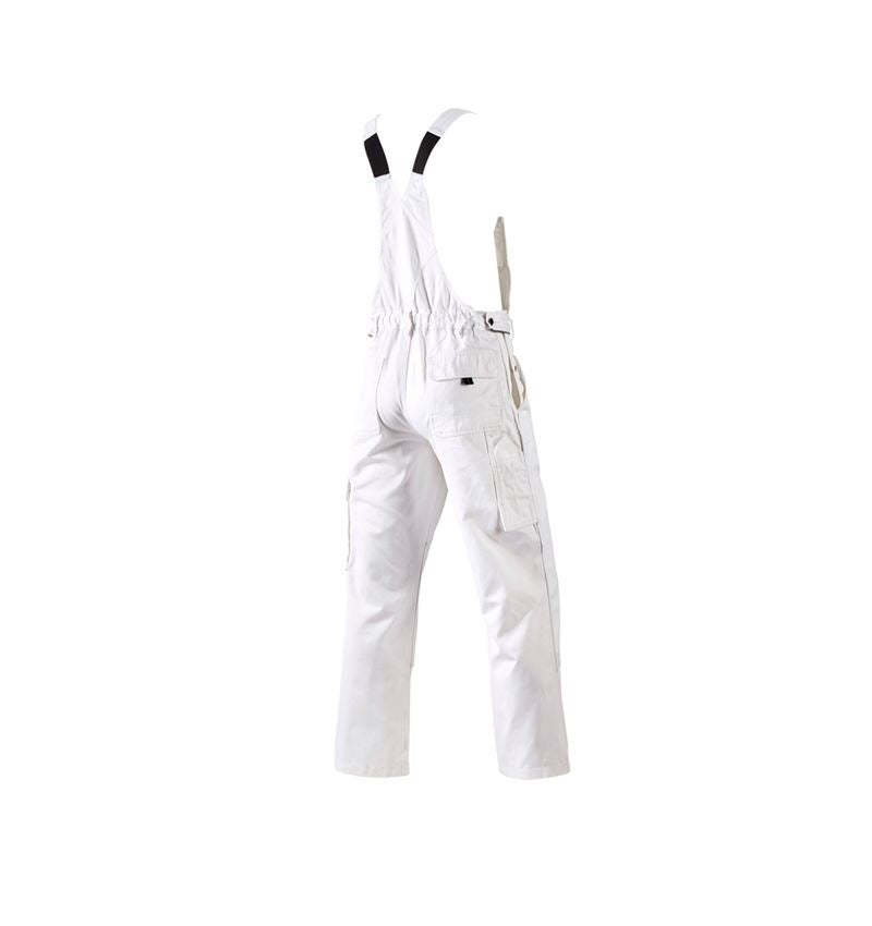 Spodnie robocze: Ogrodniczki e.s.classic + biały 3