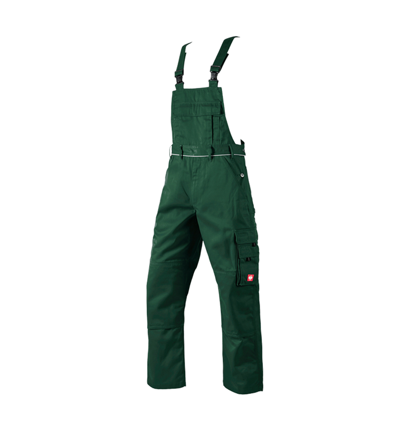Spodnie robocze: Ogrodniczki e.s.classic + zielony 2