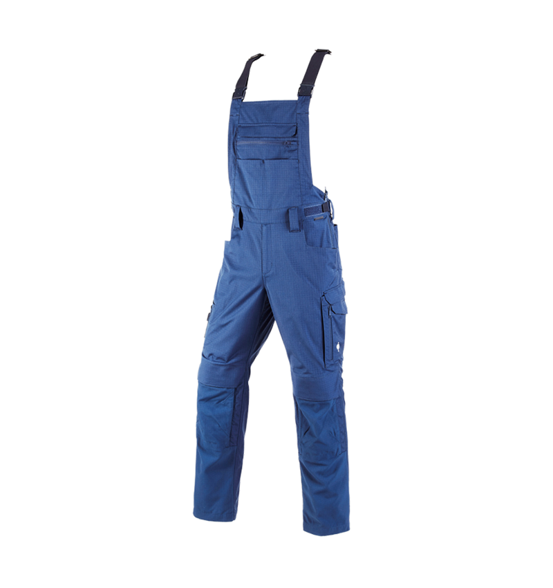 Spodnie robocze: Ogrodniczki e.s.concrete solid + błękit alkaliczny 2