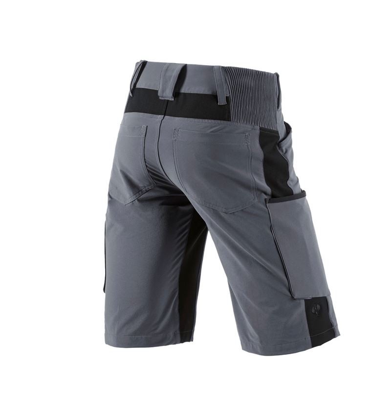 Spodnie robocze: Szorty e.s.vision stretch, męskie + szary/czarny 2