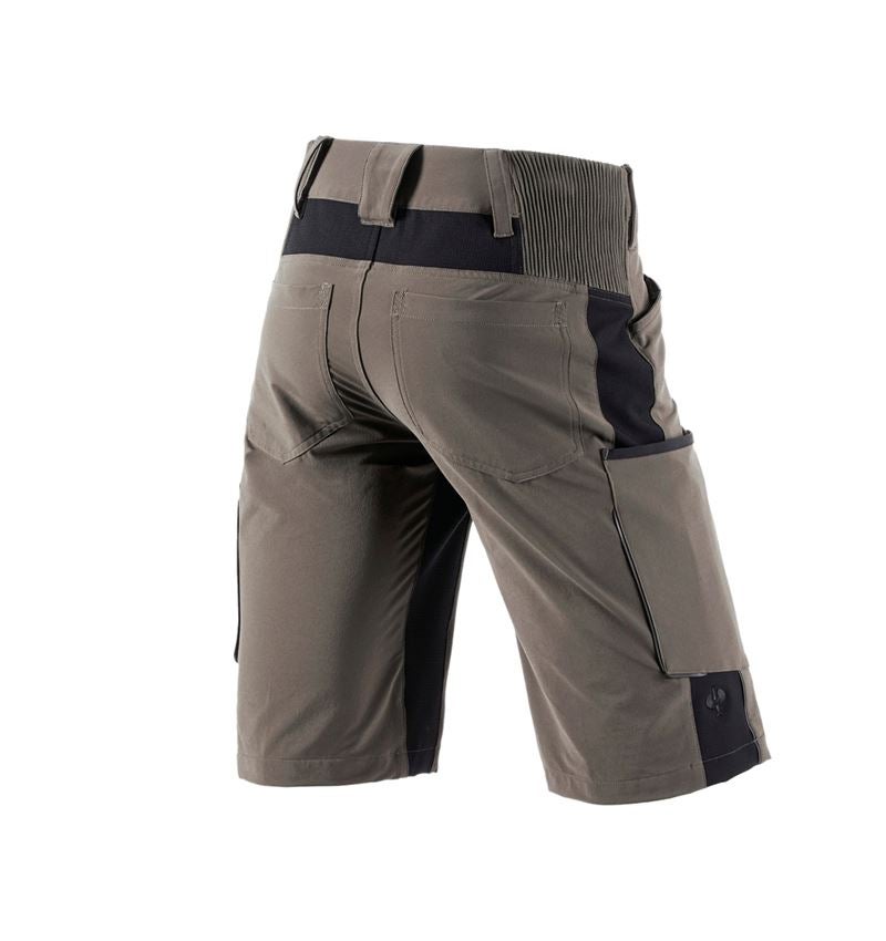 Spodnie robocze: Szorty e.s.vision stretch, męskie + kamienny/czarny 3