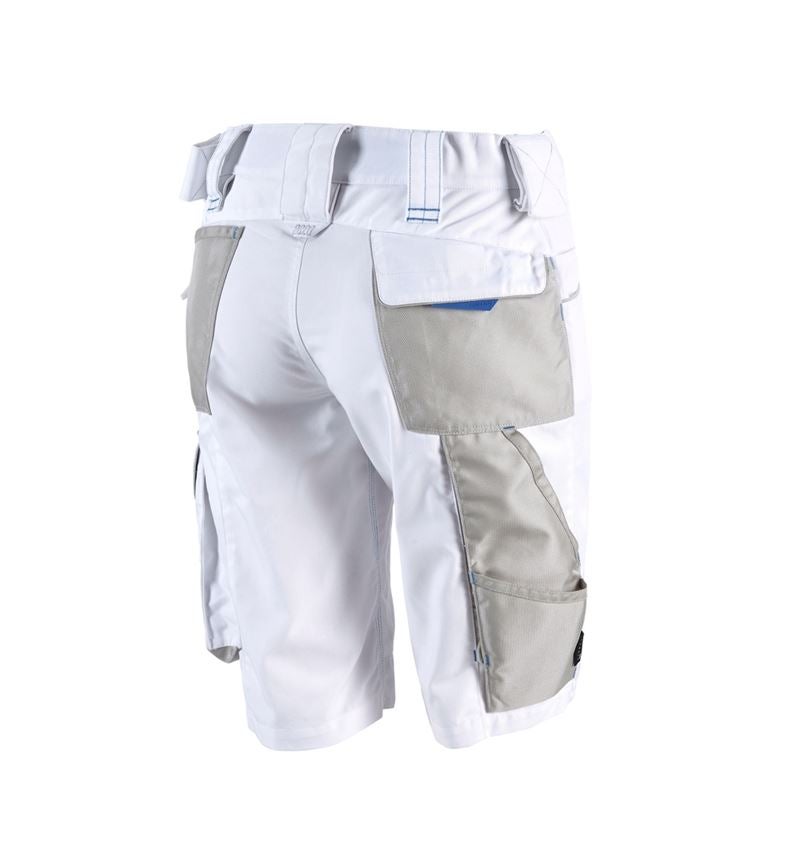Spodnie robocze: Szorty e.s.motion 2020, damskie + biały/niebieski chagall 3