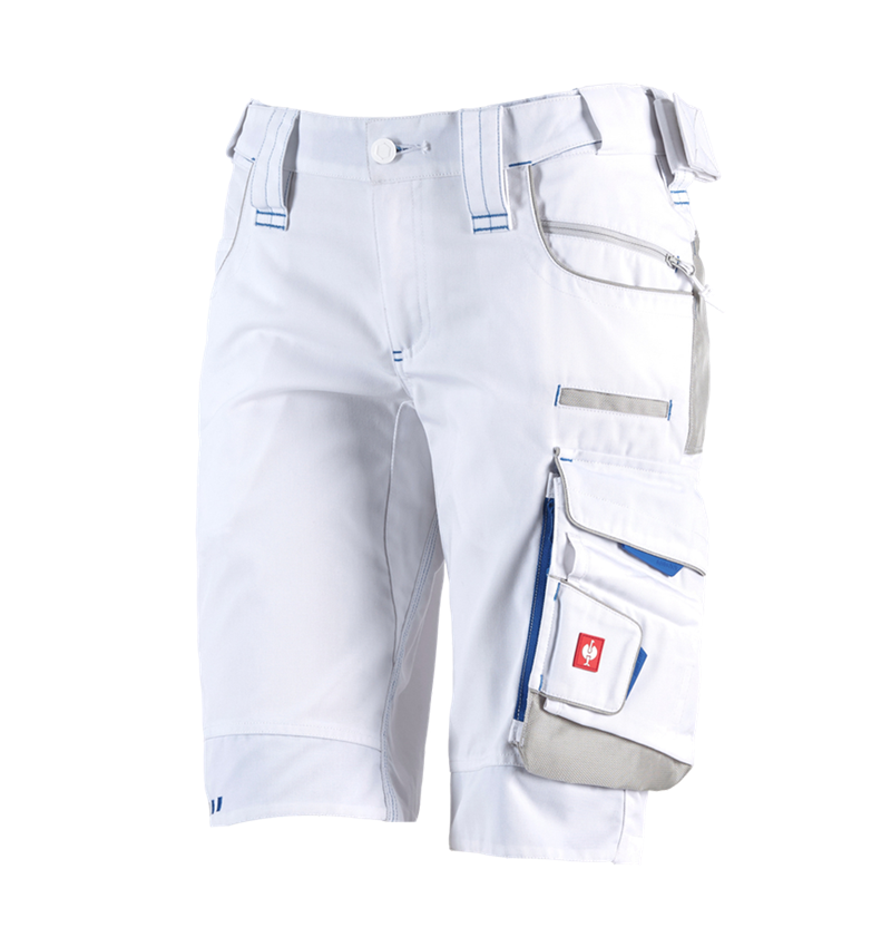 Spodnie robocze: Szorty e.s.motion 2020, damskie + biały/niebieski chagall 2