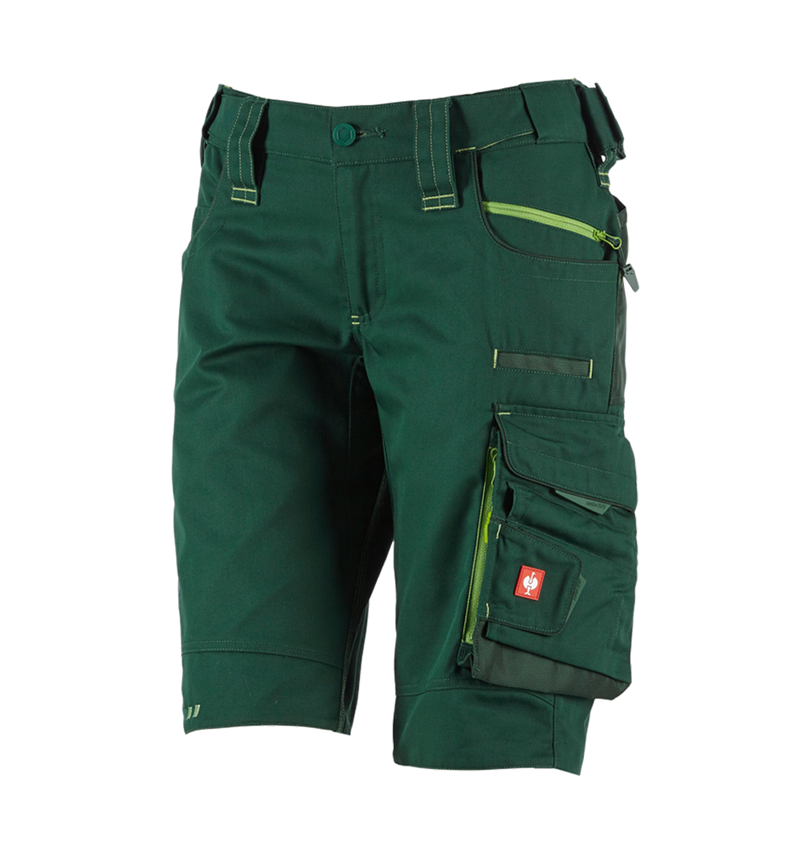 Spodnie robocze: Szorty e.s.motion 2020, damskie + zielony/zielony morski 2