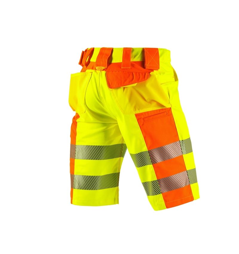 Spodnie robocze: Szorty ostrzegawcze e.s.motion 2020 + żółty ostrzegawczy/pomarańczowy ostrzegawczy 3