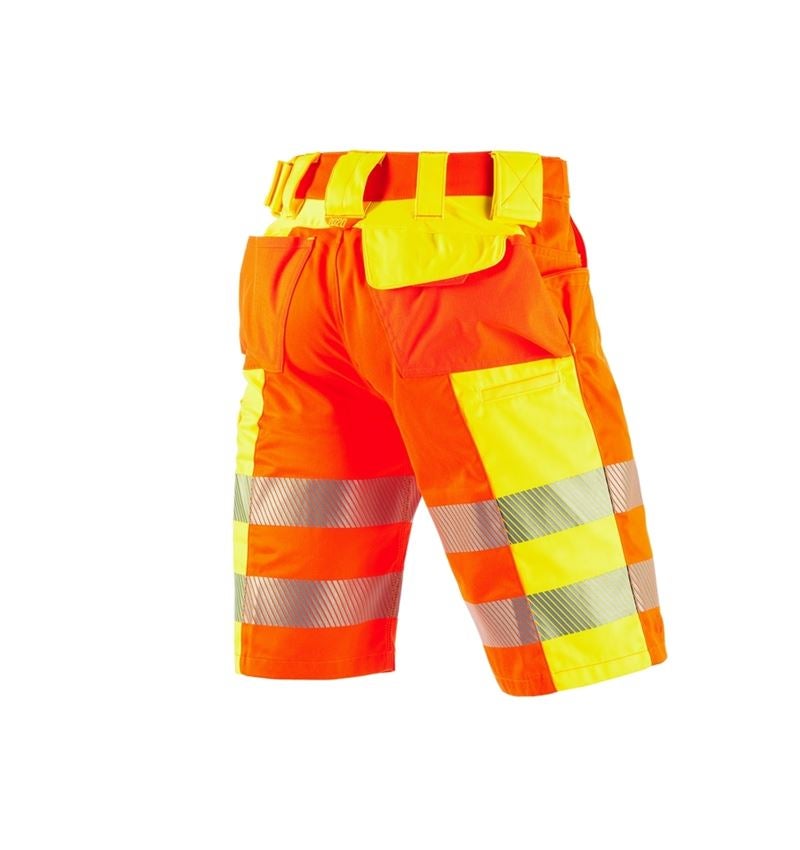 Spodnie robocze: Szorty ostrzegawcze e.s.motion 2020 + pomarańczowy ostrzegawczy/żółty ostrzegawczy 3