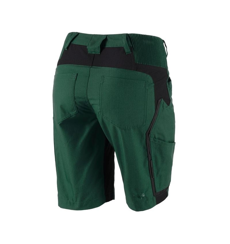 Spodnie robocze: Szorty e.s.vision, damskie + zielony/czarny 3