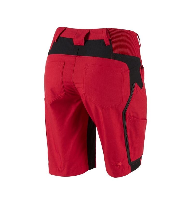 Spodnie robocze: Szorty e.s.vision, damskie + czerwony/czarny 3