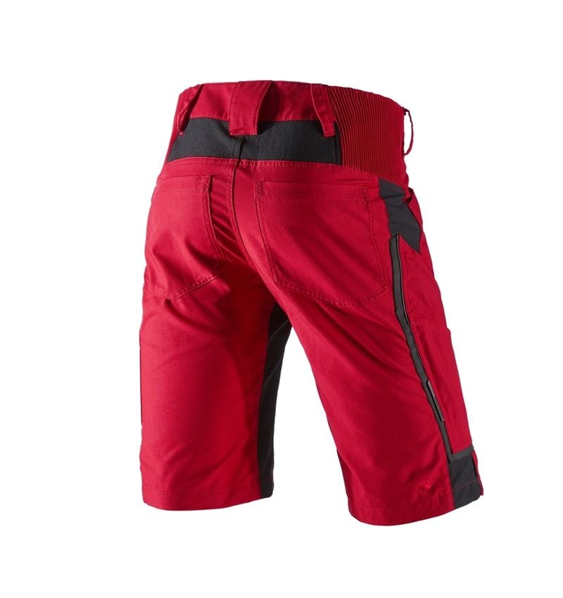 Spodnie robocze: Szorty e.s.vision, męskie + czerwony/czarny 3