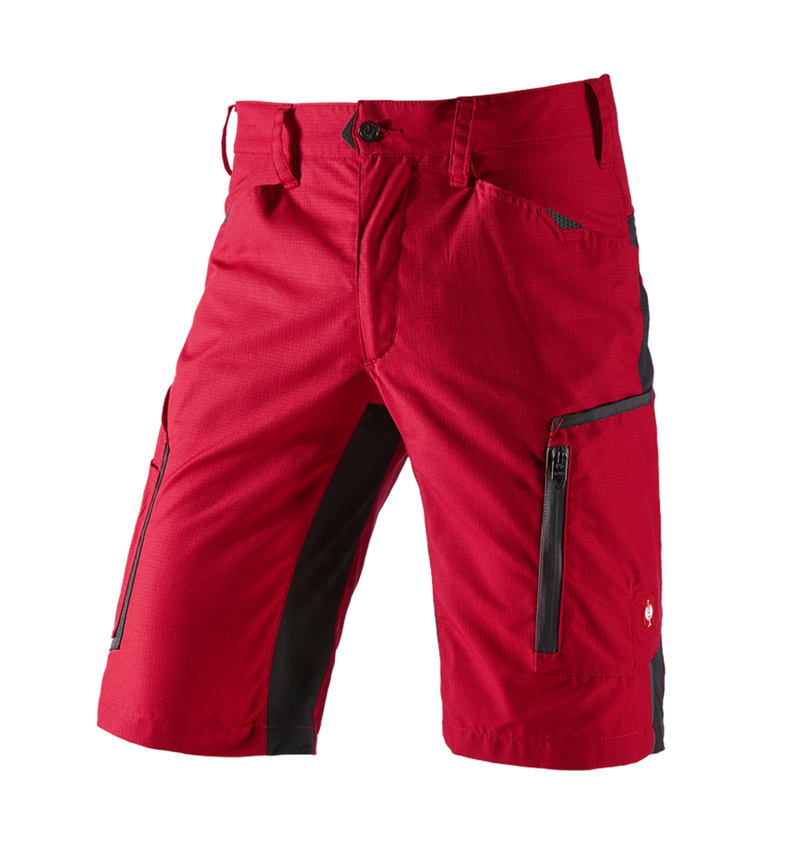 Spodnie robocze: Szorty e.s.vision, męskie + czerwony/czarny 2