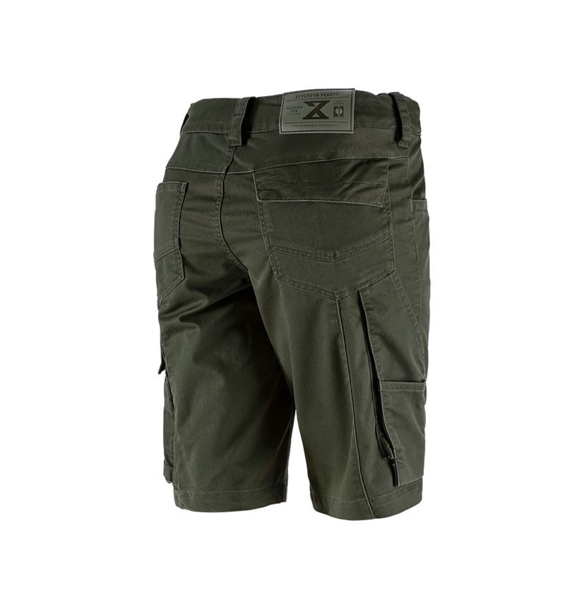 Spodnie robocze: Szorty e.s.motion ten, damskie + zielony kamuflażowy 3