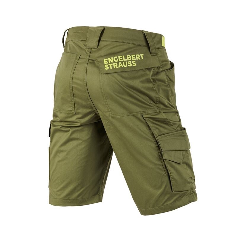 Spodnie robocze: Szorty e.s.trail + zielony jałowcowy/zielony limonkowy 3