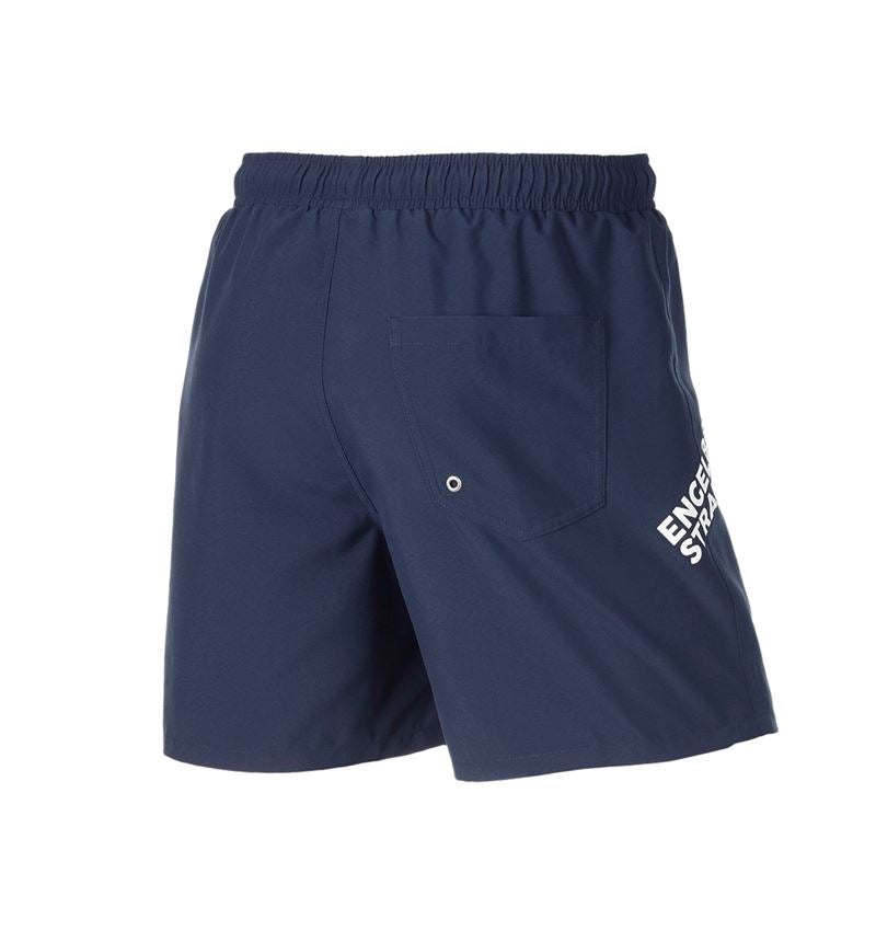 Spodnie robocze: Szorty kąpielowe e.s.trail + niebieski marine/biały 4